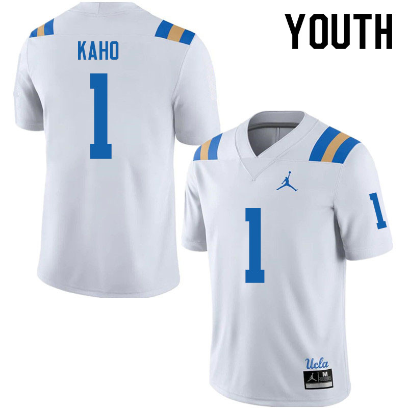 Jordan Brand Youth #1 Ale Kaho UCLA Bruins College Football Jerseys Sale-White - Click Image to Close